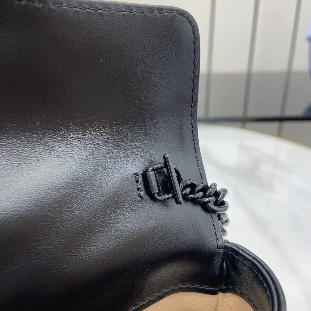 Gucci Marmont Black Quilted Leather Shoulder Bag product photo from LabelPicks