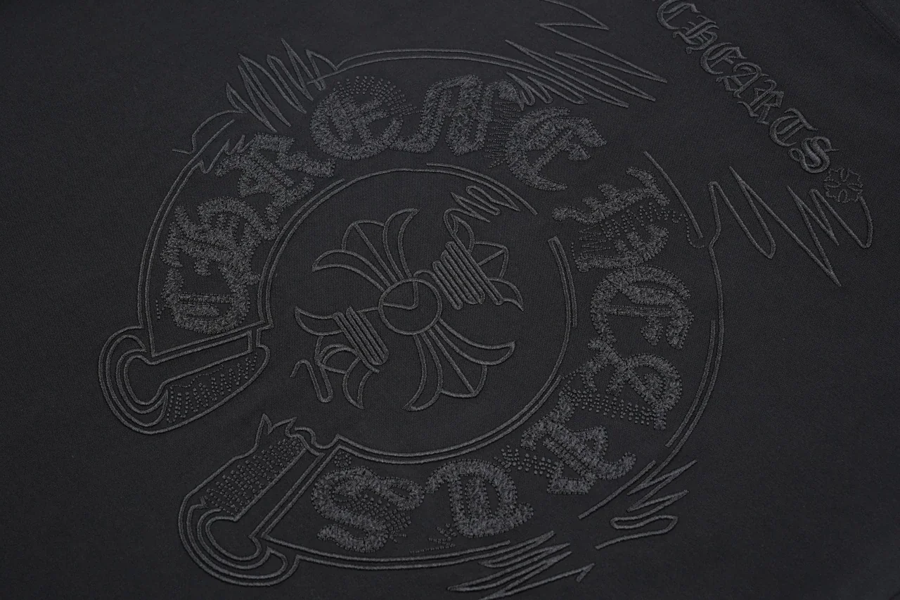 Chrome Hearts Black Vase Chain Embroidered T-Shirt product photo from LabelPicks