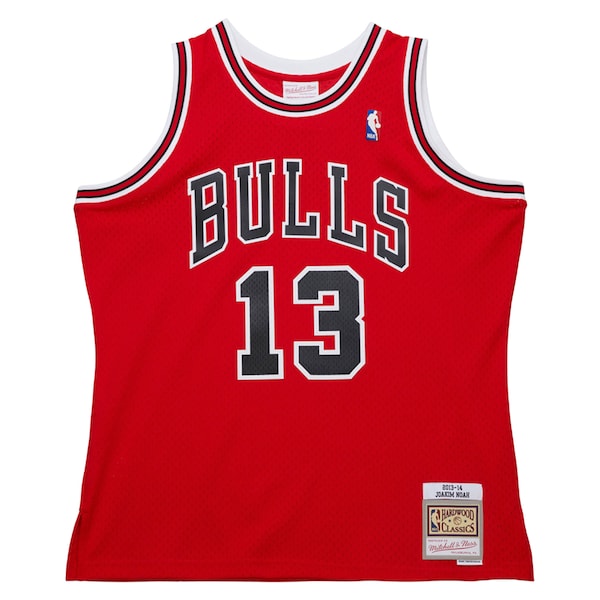Joakim Noah Chicago Bulls  2013/14 Hardwood Classics Swingman Jersey - Red