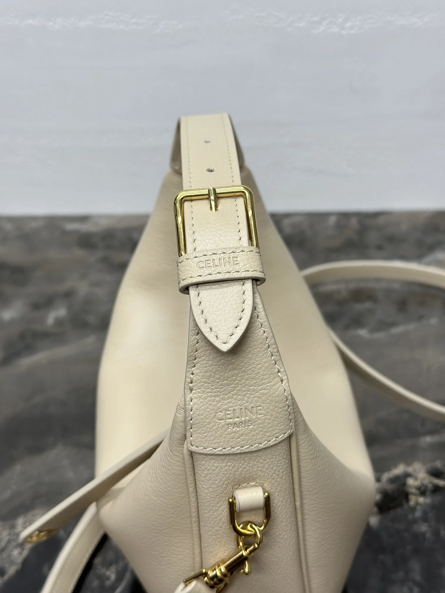 Celine Grained Leather Hobo Bag product photo from LabelPicks
