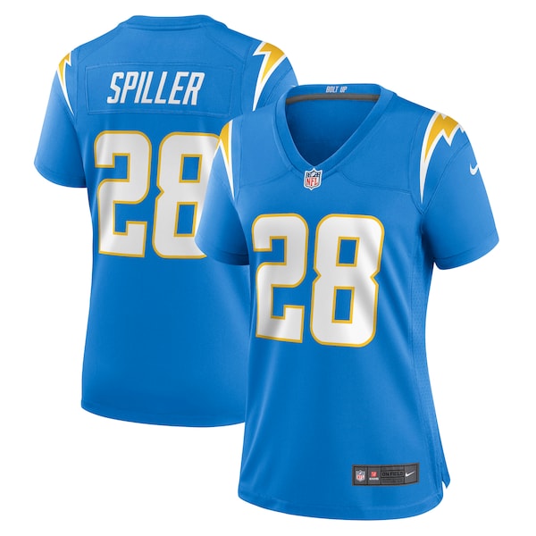 Isaiah Spiller Los Angeles Chargers Nike Women's Game Jersey - Powder Blue