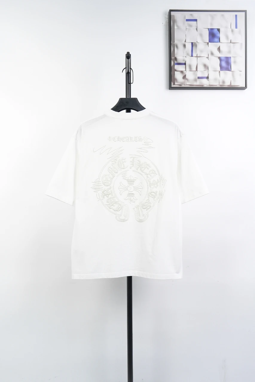Chrome Hearts White Vase Chain Embroidered T-Shirt product photo from LabelPicks