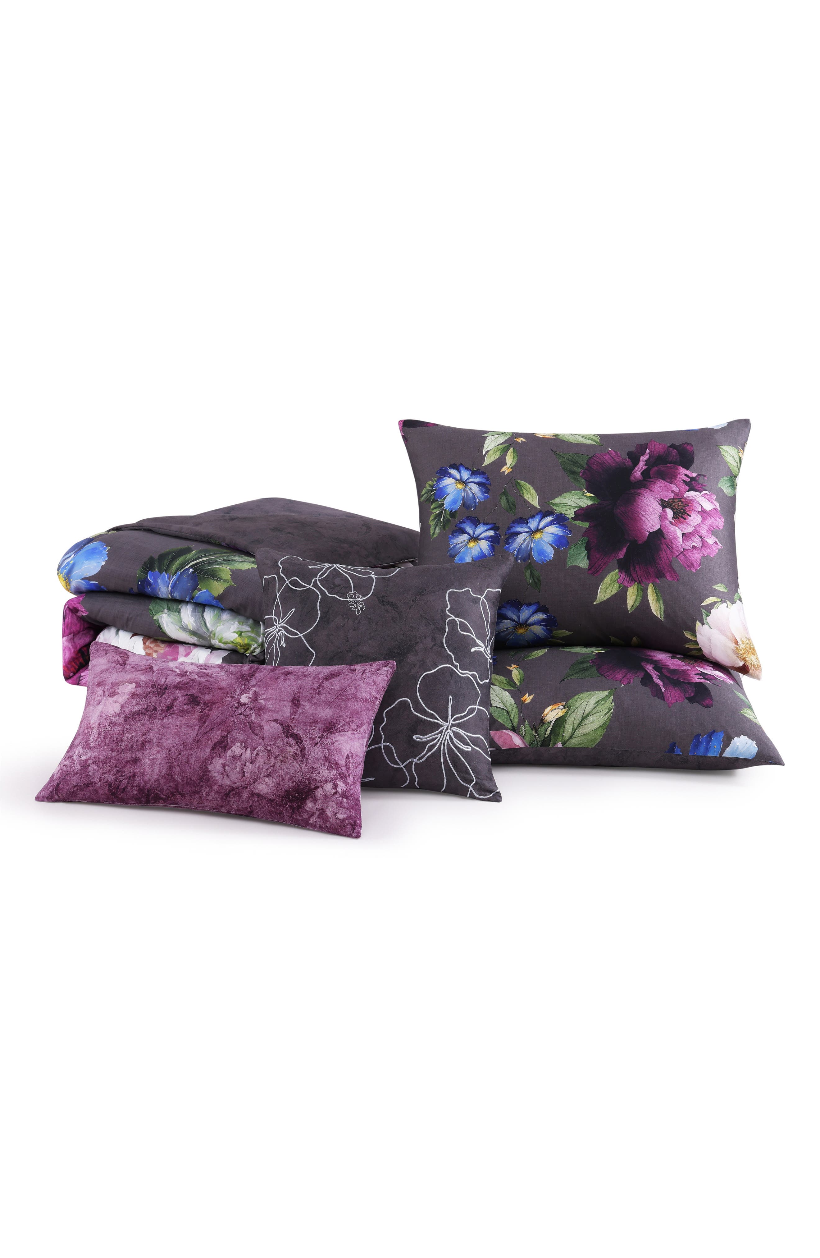 Bebejan Elegant Blossoms 4-Piece Reversible Comforter Set
