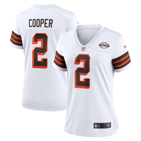 Amari Cooper Cleveland Browns Nike Women's Alternate Game Jersey - White/Brown