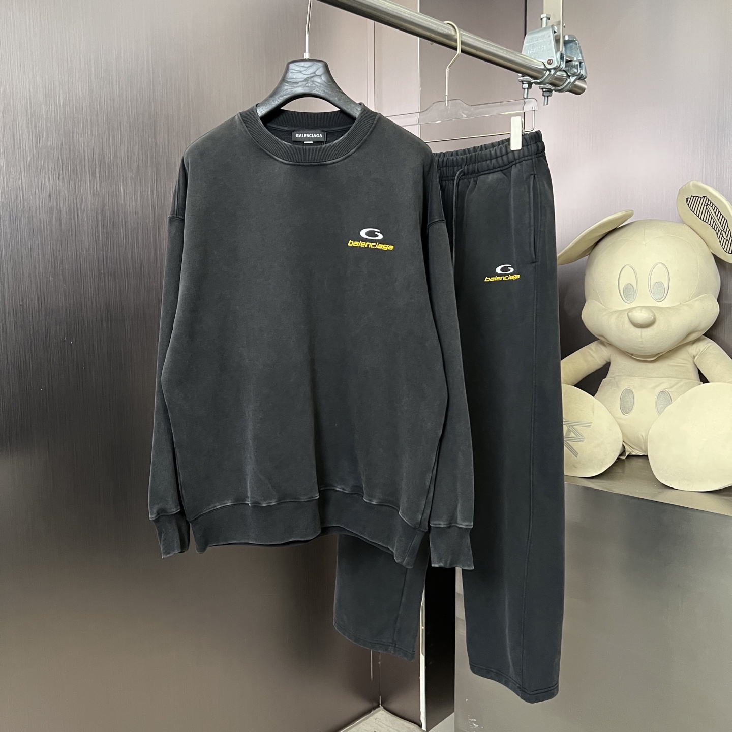 1022 4G Star Print Hoodie set