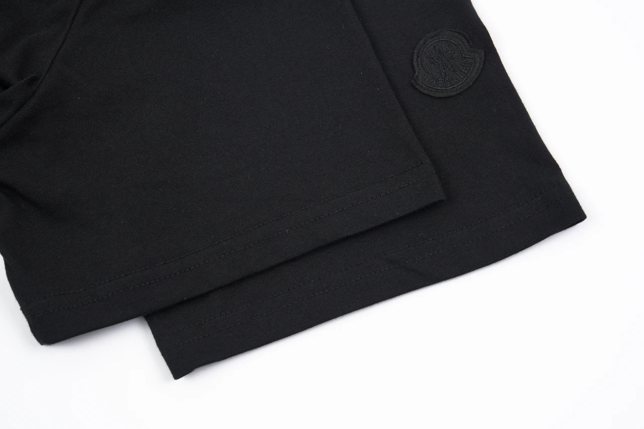 Moncler Black White Outline Logo T-Shirt product photo from LabelPicks