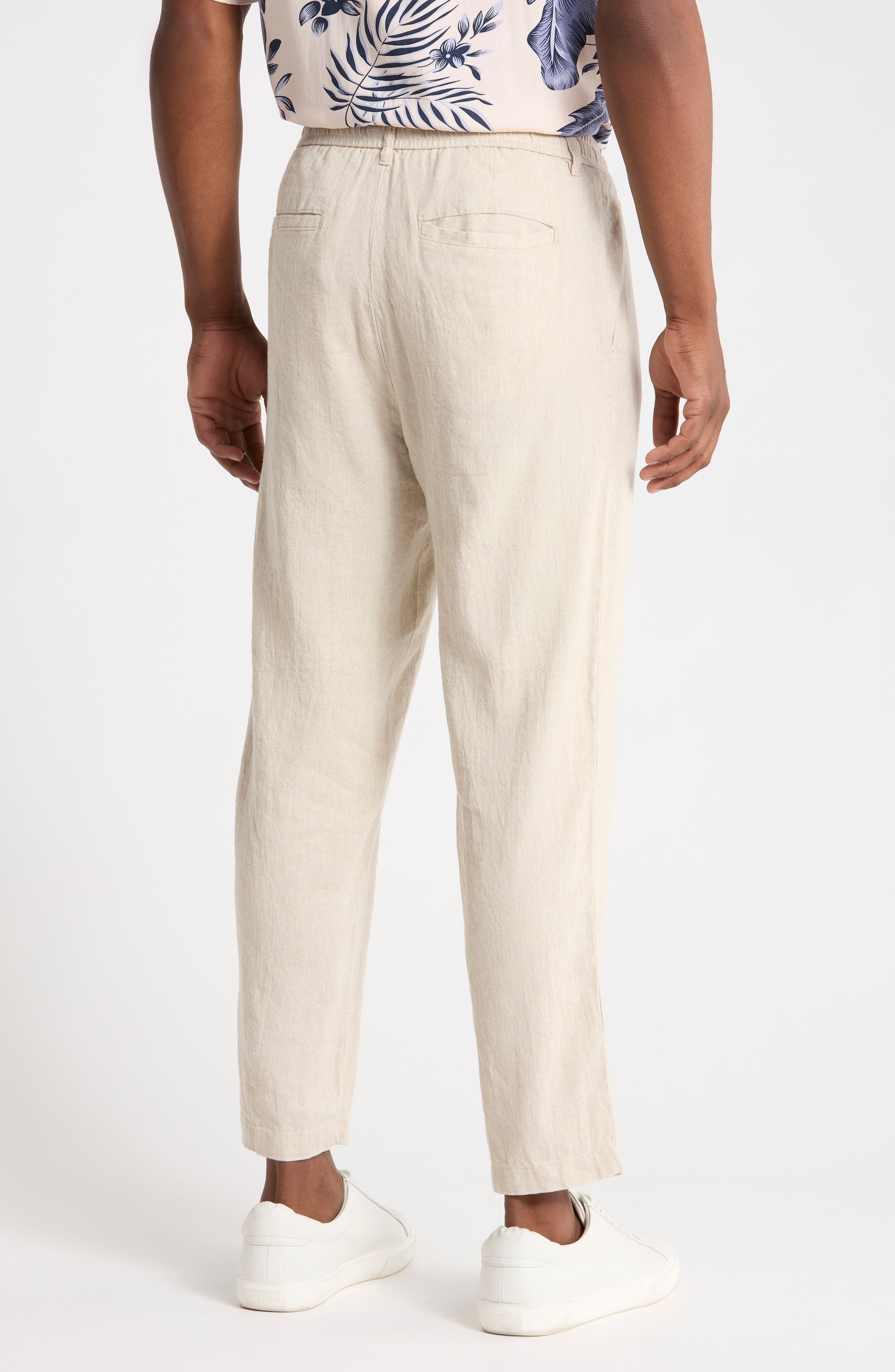 DENIM AND FLOWER Linen & Cotton Blend Pants