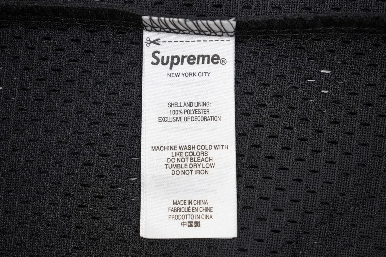 Supreme Black 94 Sequin Mesh Baseball Jersey product photo from LabelPicks
