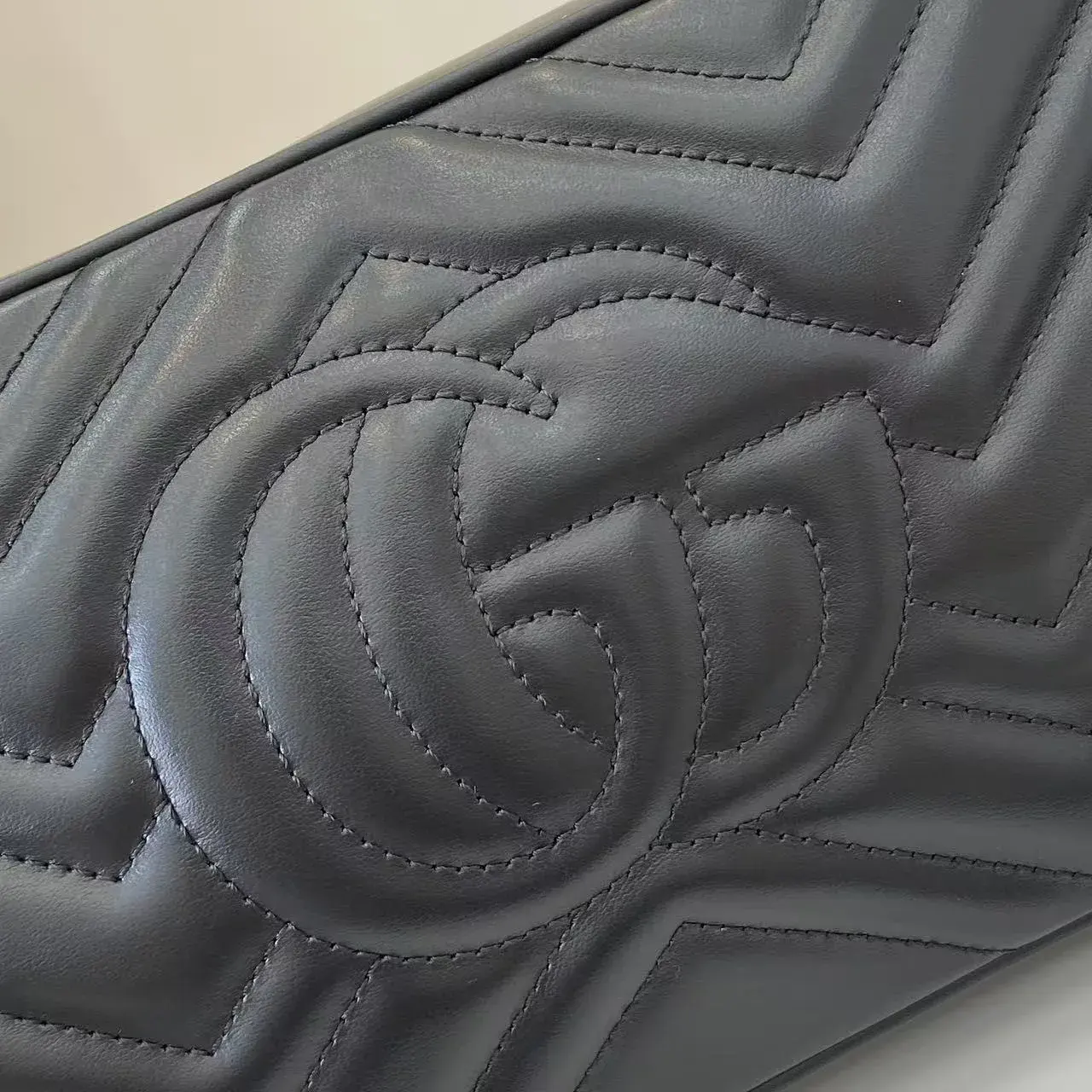 Gucci Marmont Black GG Supreme Canvas Crossbody Bag product photo from LabelPicks