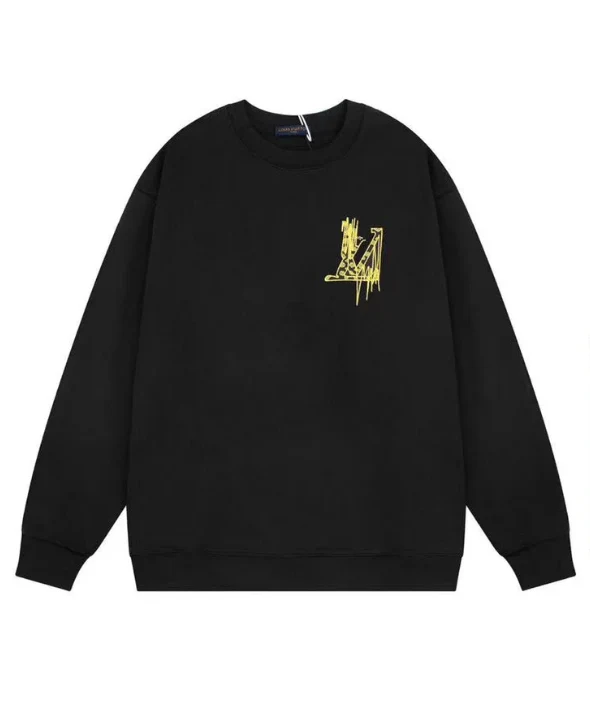 Yellow Print Sweatshirt