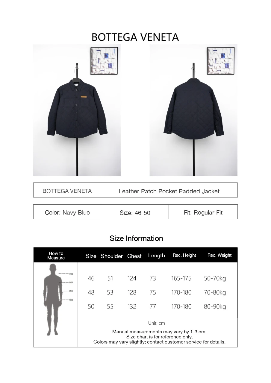 Bottega Veneta Navy Diamond-Quilted Padded Jacket product photo from LabelPicks