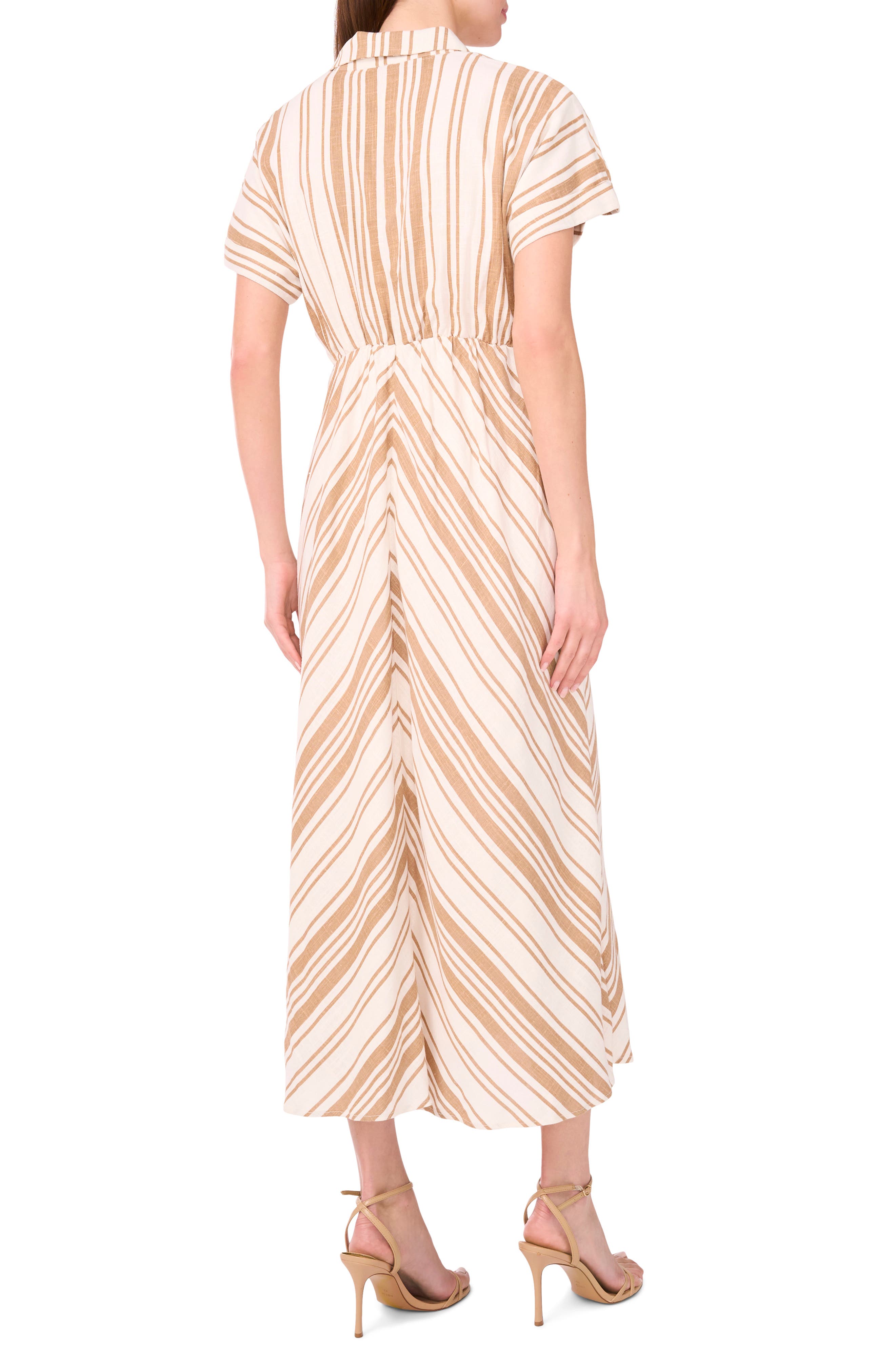 Halogen® Tie Front Dolman Sleeve Maxi Dress