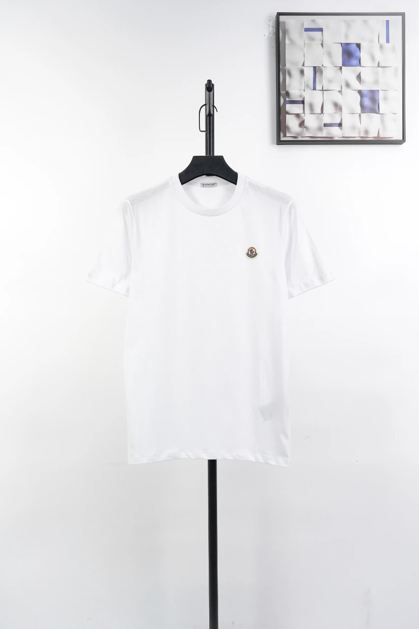 Moncler White Logo Crewneck T-Shirt product photo from LabelPicks