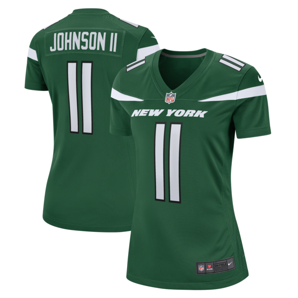 Jermaine Johnson II New York Jets Nike Women's Game Jersey - Gotham Green/White