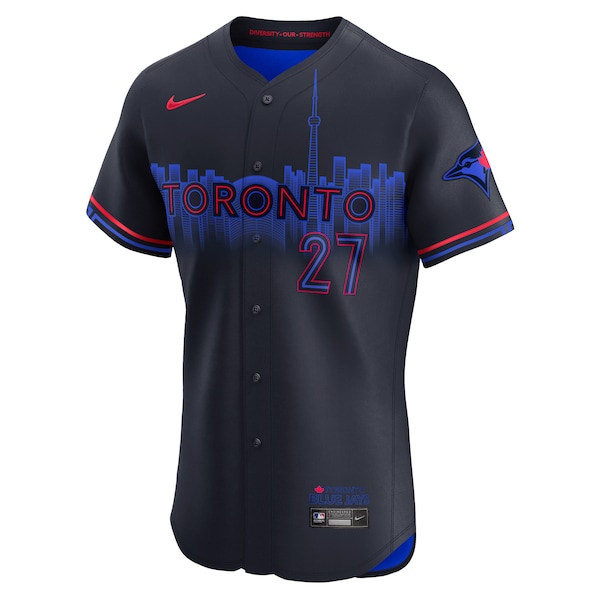 Vladimir Guerrero Jr. Toronto Blue Jays Nike 2024 City Connect Elite Player Jersey - Navy