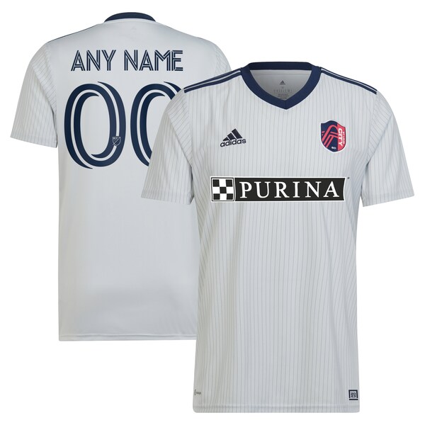 St. Louis City SC adidas 2024 The Spirit Kit Replica Custom Jersey - Gray