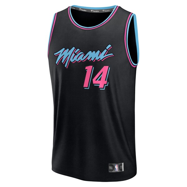Tyler Herro Miami Heat  Youth 2025/26 City Edition Fast Break Jersey - Black