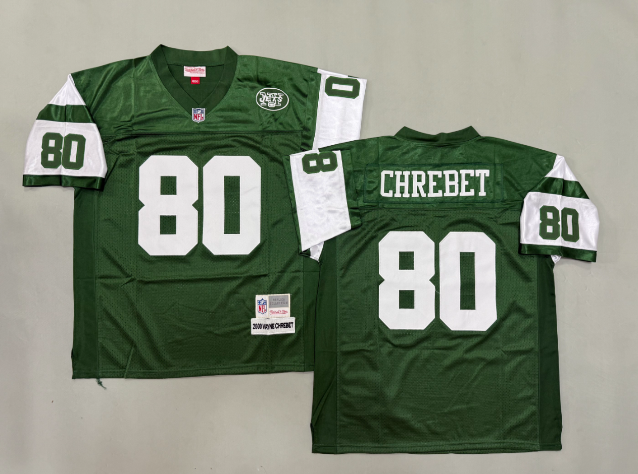 Wayne Chrebet New York Jets Authentic Throwback Retired Player Jersey