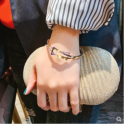 Bracelet feminine temperament net red versatile diamond fashionable BRACELET WOMEN simple personality Bracelet Fashion Jewelry