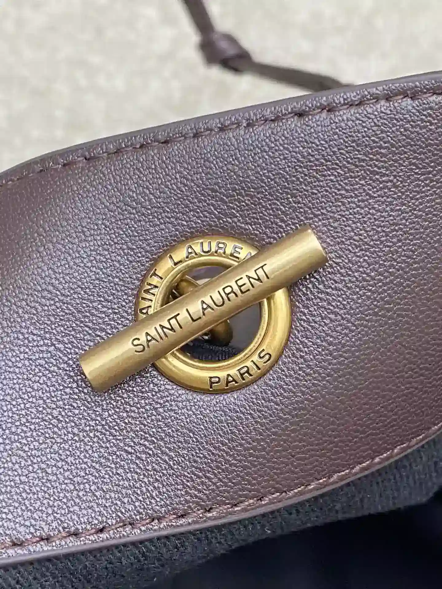 Saint Laurent Jamie Brown Lambskin Bucket Bag product photo from LabelPicks