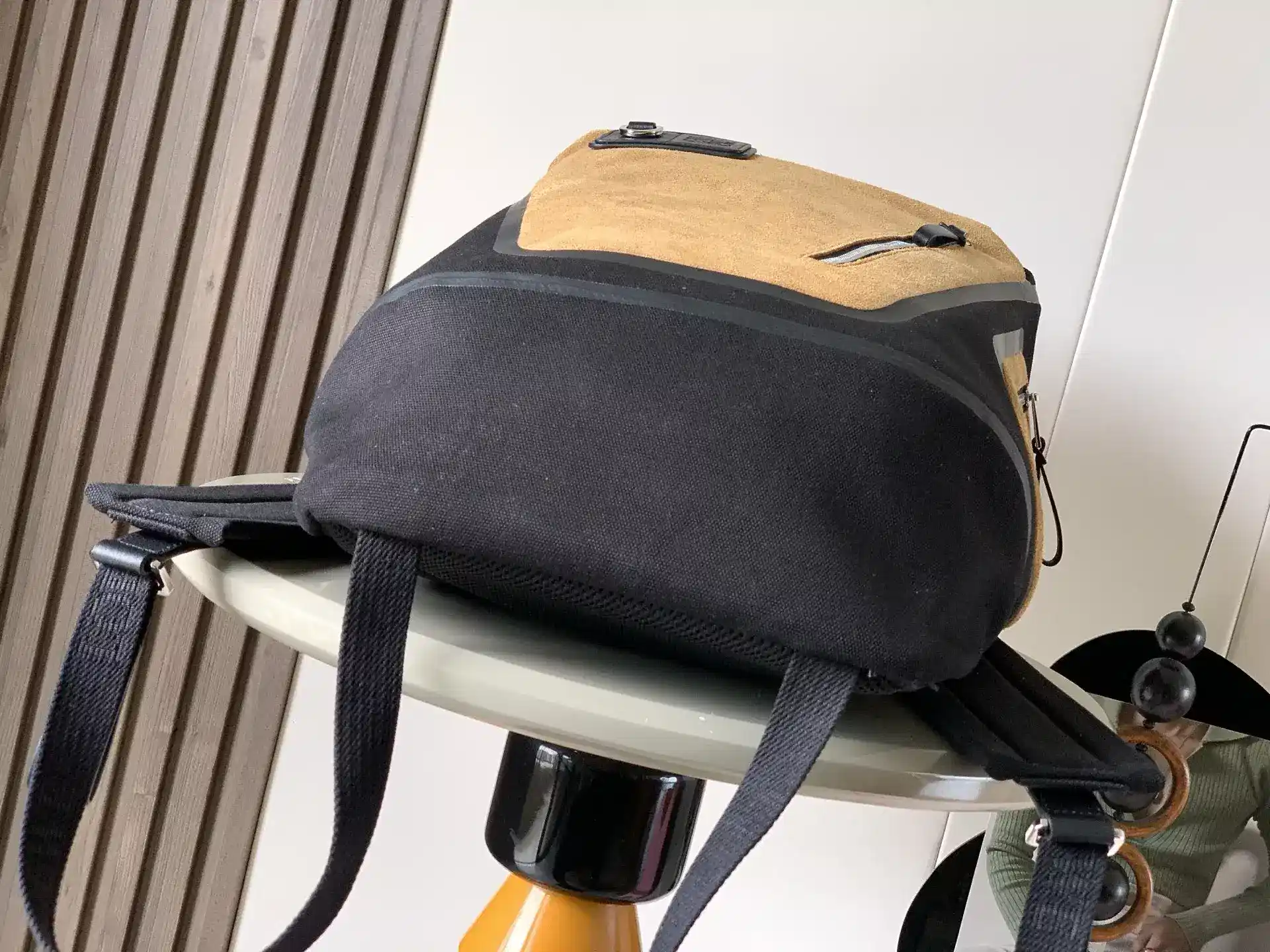 Loewe Black Flex Canvas and Suede Backpack product photo from LabelPicks