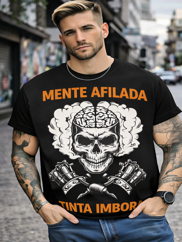 Remera Calavera Tattoo | Streetwear Dark Unisex