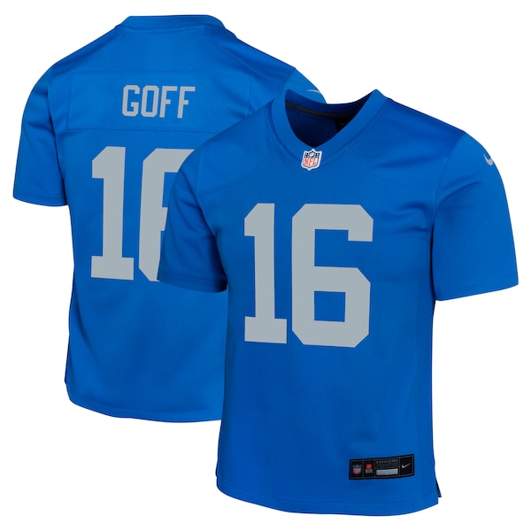 Jared Goff Detroit Lions Nike Youth Alternate Game Jersey -  Blue