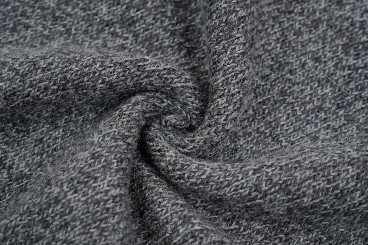 Moncler Grey Mixed-Knit Crewneck Sweater product photo from LabelPicks