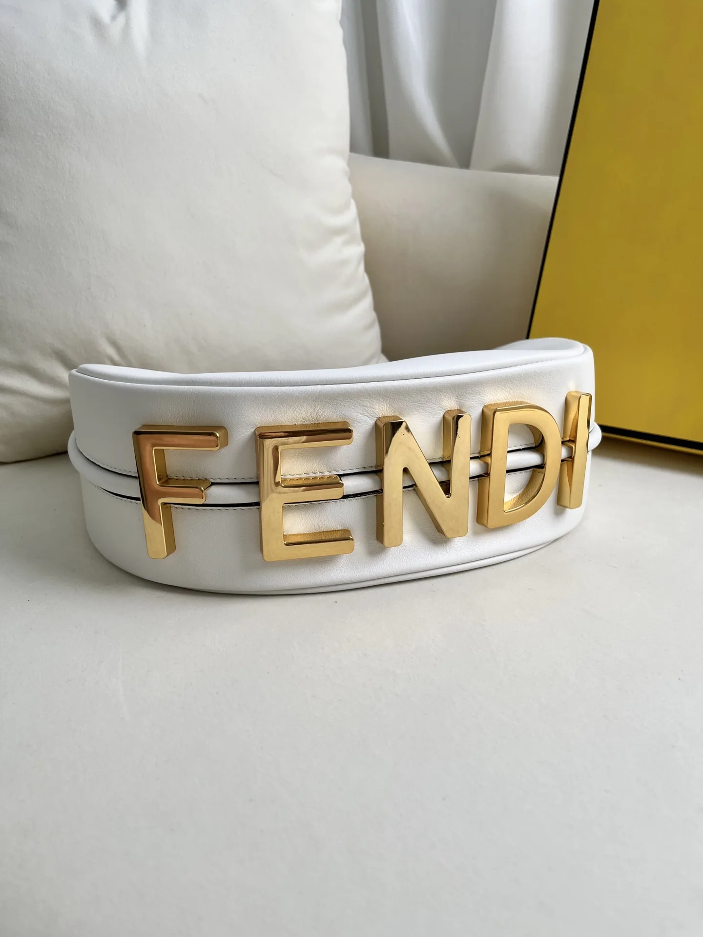 Fendi White Hobo Bag product photo from LabelPicks
