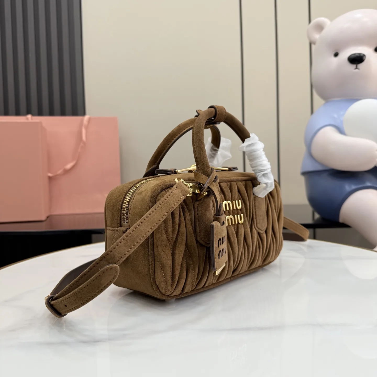Miu Miu Arcadie Calfskin Top Handle Bag product photo from LabelPicks