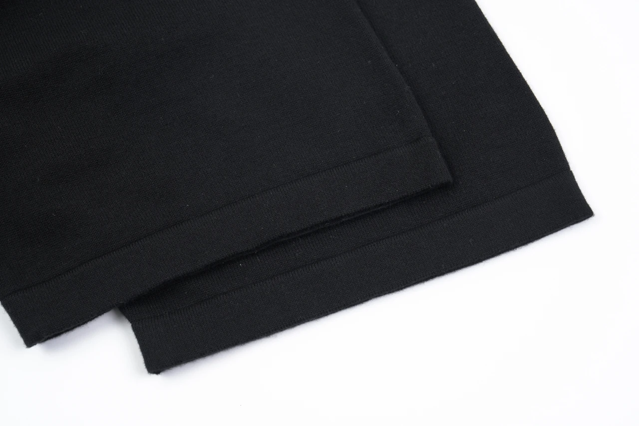 Louis Vuitton Black Pin Letter Embroidered Knit T-Shirt product photo from LabelPicks