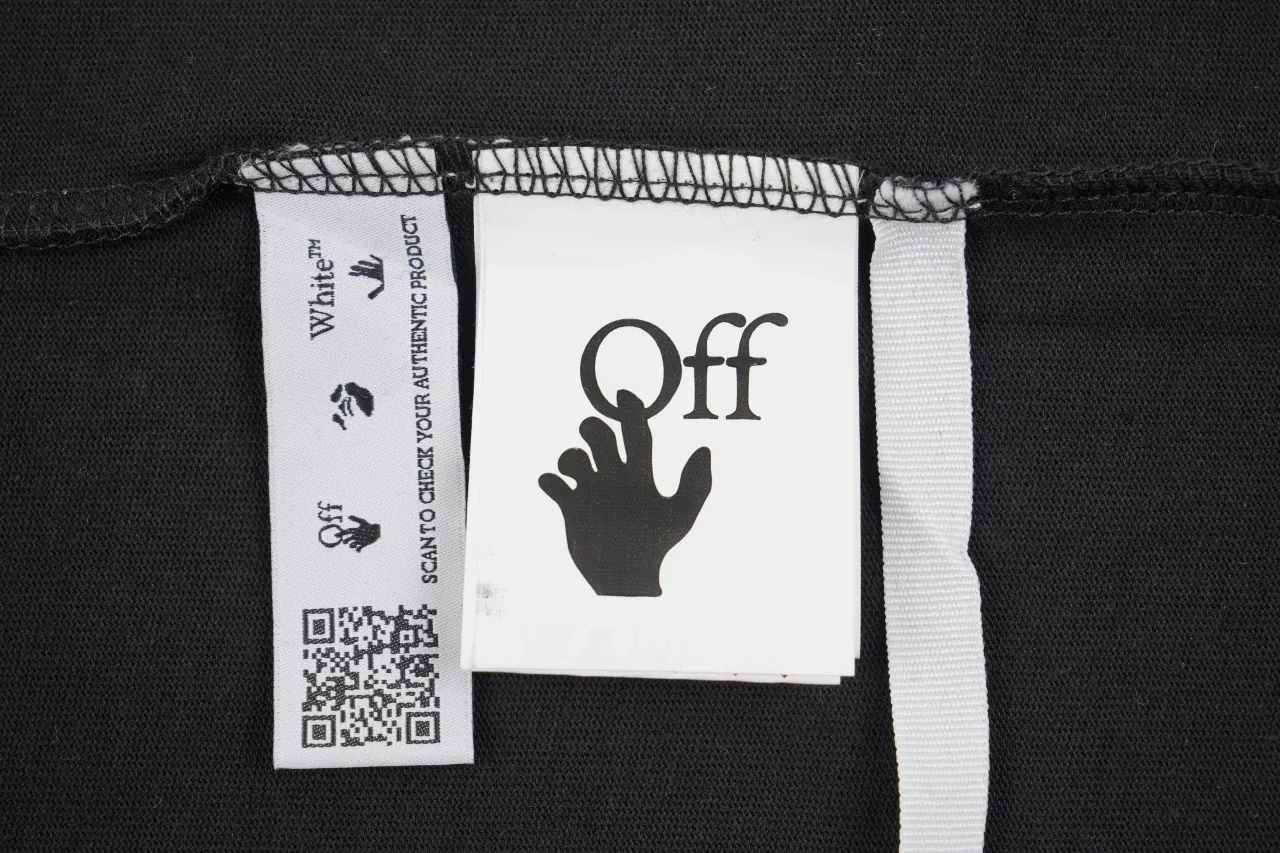 Off-White Black Blurred Painting Arrow T-Shirt product photo from LabelPicks