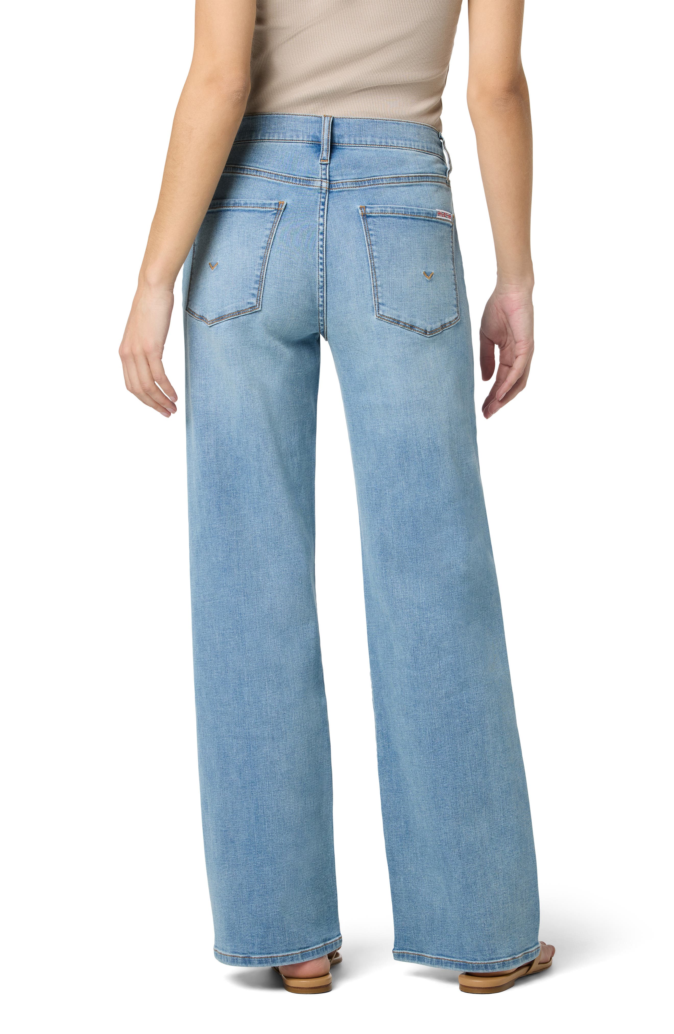 Hudson Jeans Rosalie High Waist Wide Leg Jeans