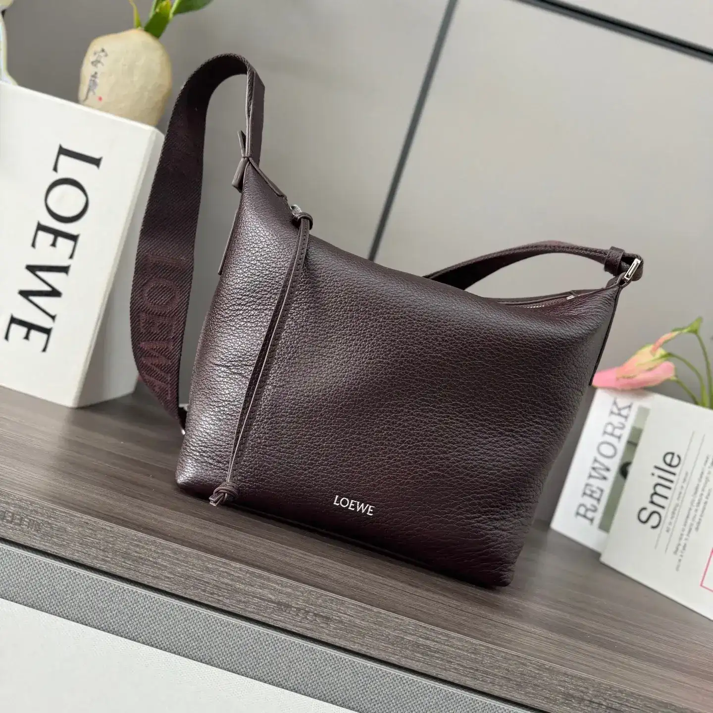 Loewe Grained Leather Shoulder Bag product photo from LabelPicks