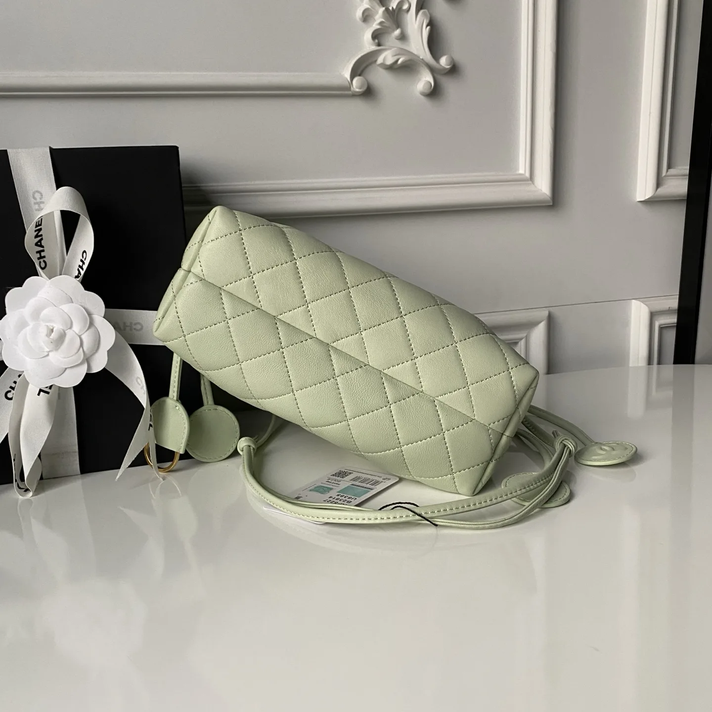 Chanel Gold Quilted Leather Bucket Bag product photo from LabelPicks