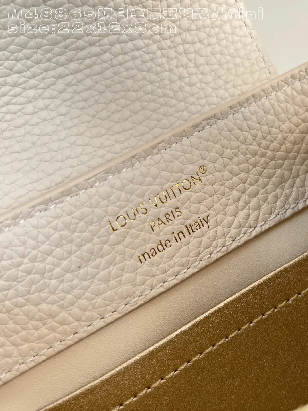 Louis Vuitton White Capucines Calfskin Crossbody Bag product photo from LabelPicks