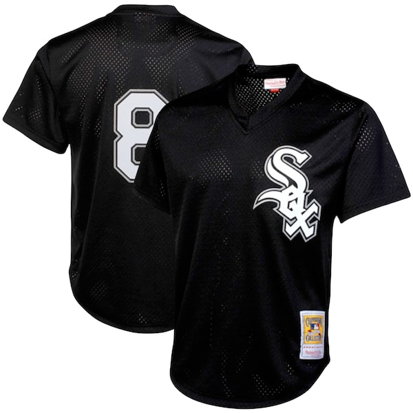Bo Jackson Chicago White Sox Cooperstown Collection Big & Tall Mesh Batting Practice Jersey - Black