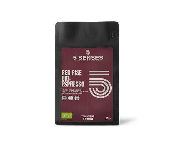 5 Senses - Red Rise Bo-Espresso - 1 kg Ganze Bohne