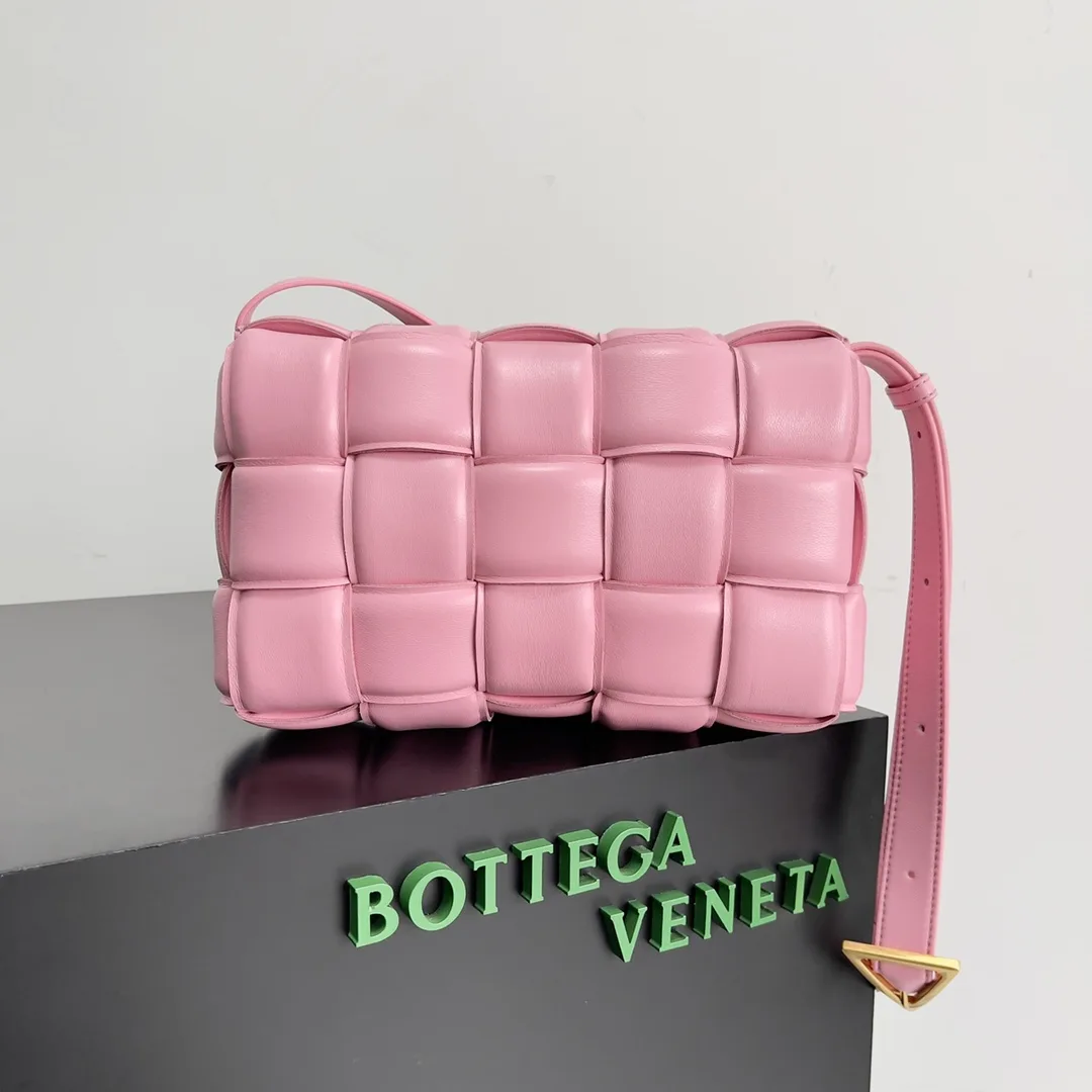 Bottega Veneta Green Cassette Intrecciato Woven Leather Shoulder Bag product photo from LabelPicks