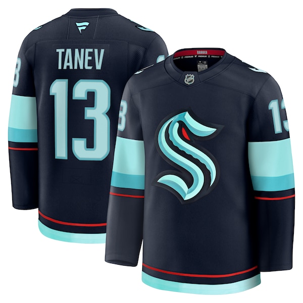 Brandon Tanev Seattle Kraken  Home Premium Jersey - Deep Sea Blue