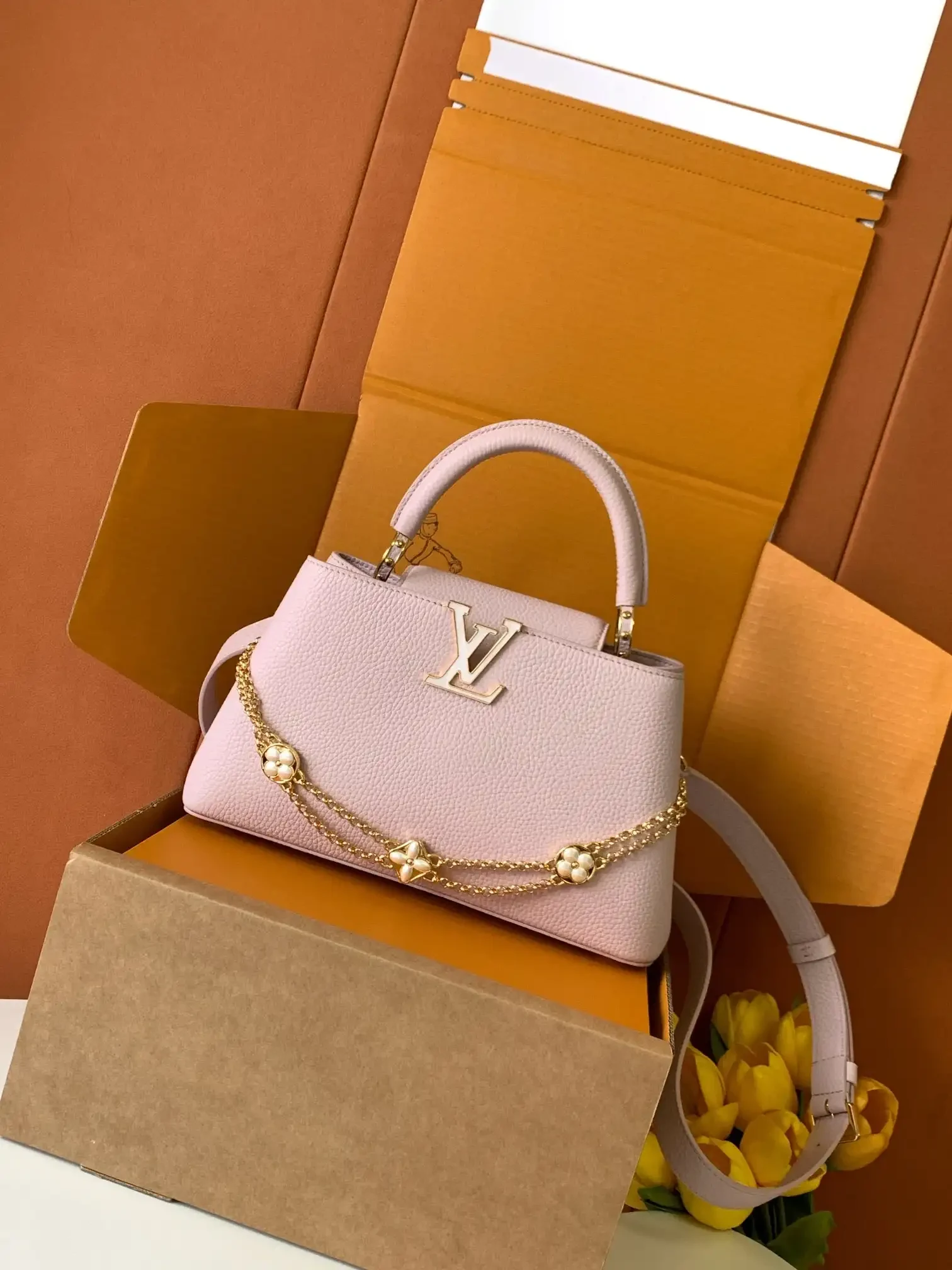 Louis Vuitton Capucines Calfskin Top Handle Bag product photo from LabelPicks