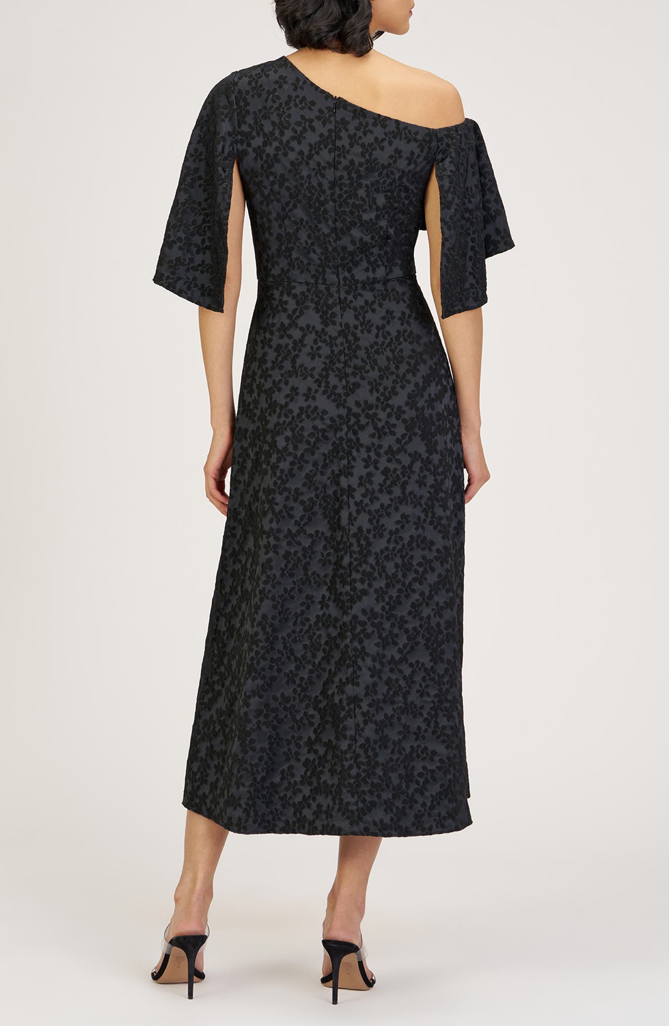 JS Collections Primrose One-Shoulder Cocktail Dress