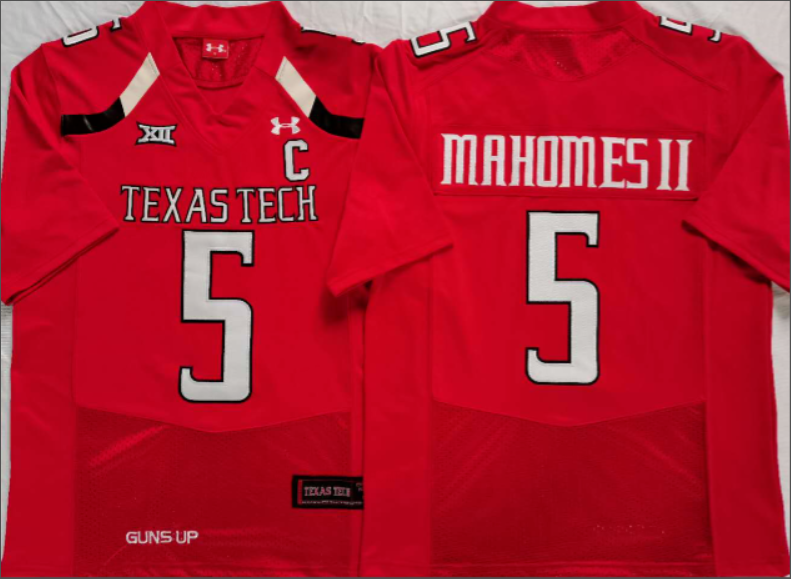 Patrick Mahomes II NCAA Texas Tech Red Raiders Under Armour Vapor Limited Jersey
