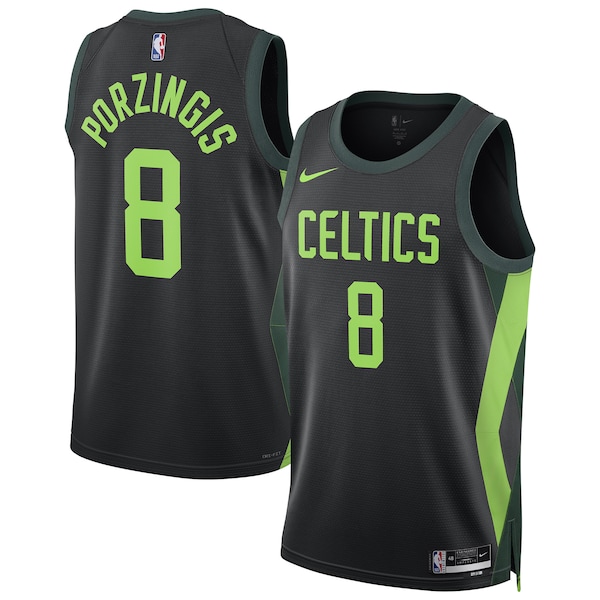 Kristaps Porzingis Boston Celtics Nike Unisex 2024/25 Swingman Player Jersey - City Edition - Black