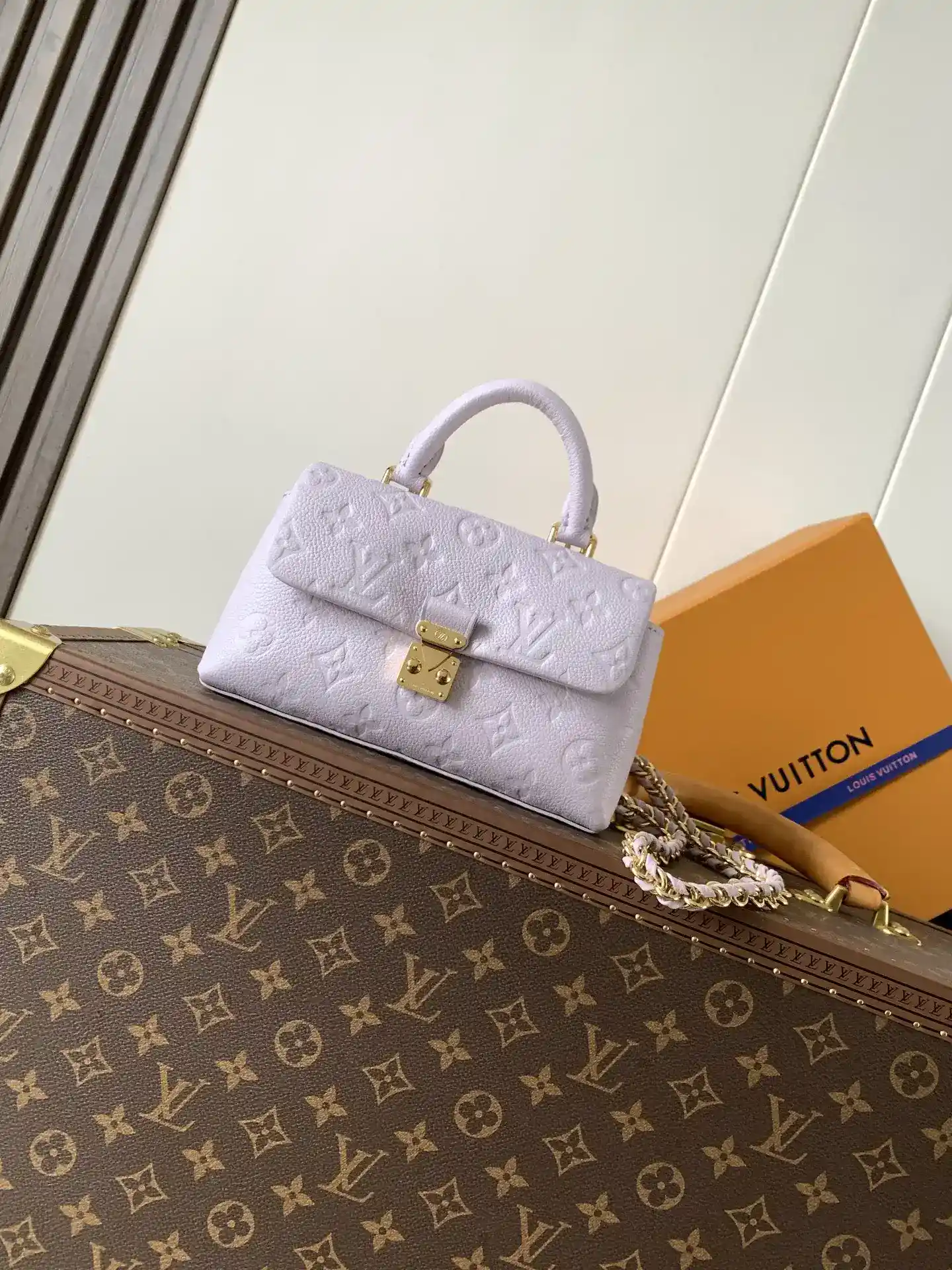Louis Vuitton Blue Madeleine Calfskin Top Handle Bag product photo from LabelPicks