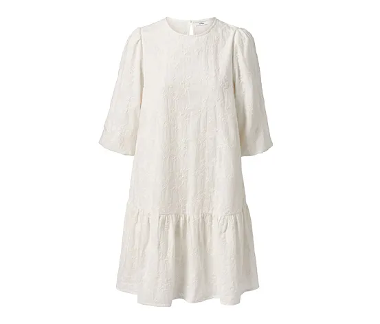 Webkleid mit Stickerei