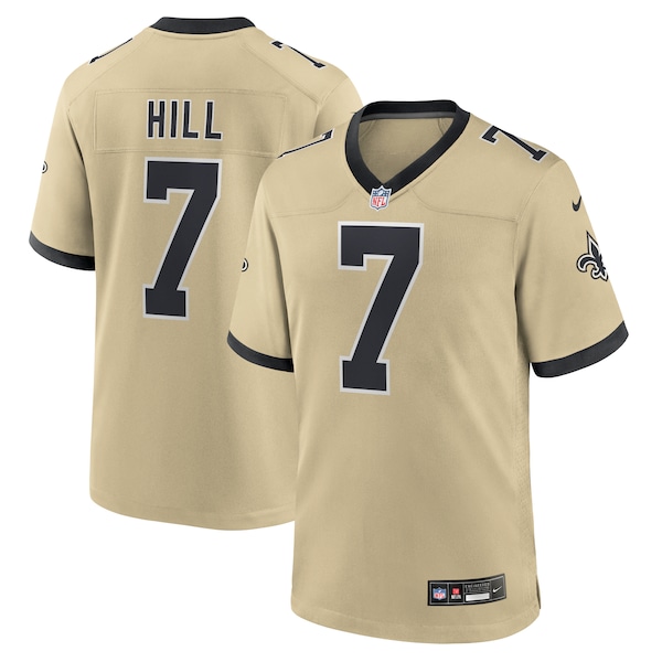 Taysom Hill New Orleans Saints Nike Gameday Golds Alternate Game Player Jersey - Gold/Black
