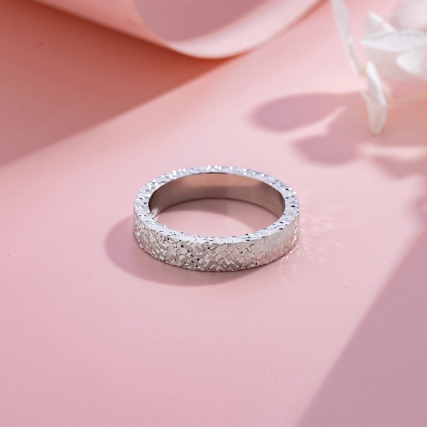 Ice Crush Ring for Women, 925 Sterling Silver, TikTok Trending, Simple Band Couple Rings, Closed Ring, 925 Sterling Silver, TikTok Trending, Simple Band Couple Rings, Closed Ring