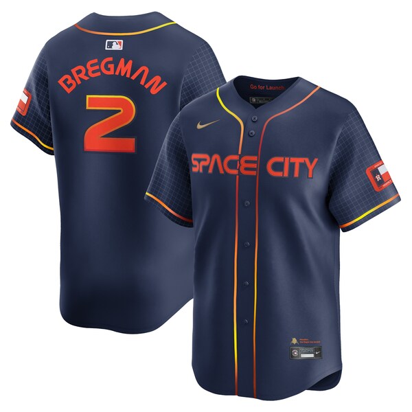 Alex Bregman Houston Astros Nike City Connect Limited Player Jersey - Navy