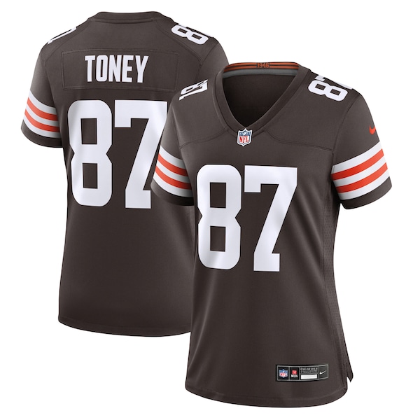 Kadarius Toney Cleveland Browns Nike Women's Team Game Jersey -  Brown